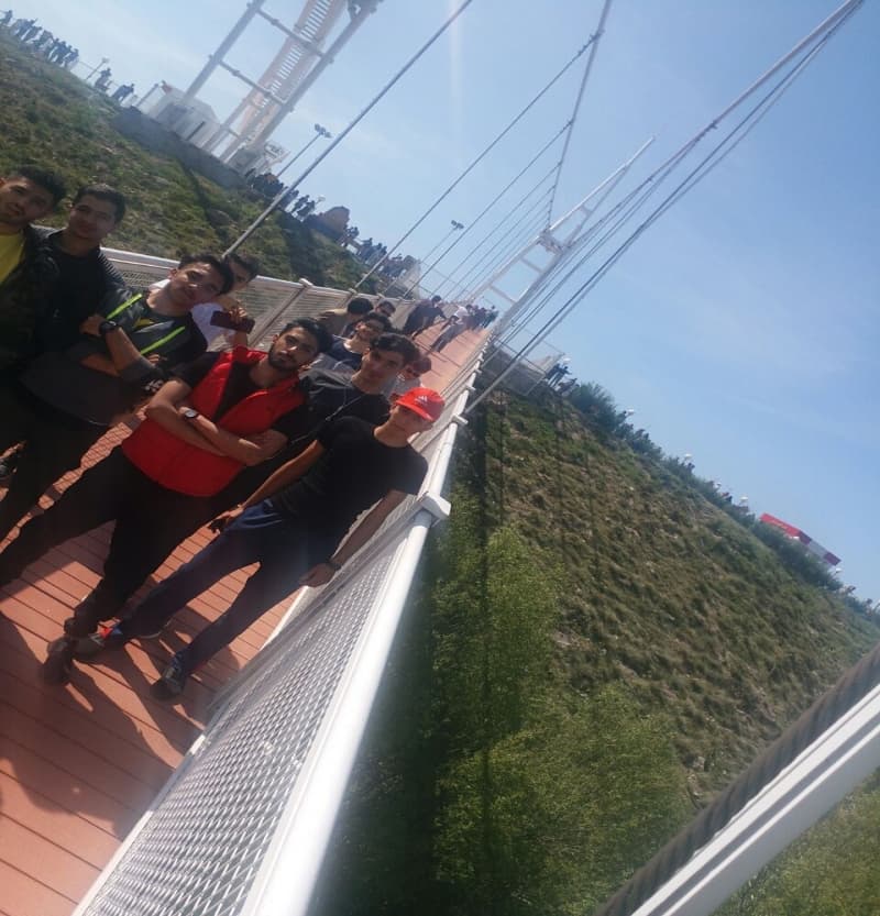 اردوی  کشوری دبیرستان   پل معلق  مشکین شهر